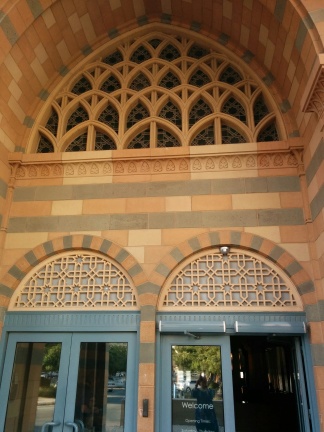 Archway over side entrance