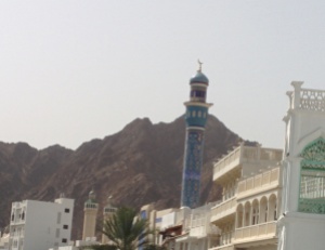 Muscat port and souk
