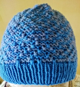 Mosaic pattern hat for charity
