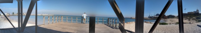 180 degree view at the beach