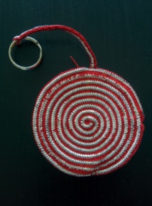 Keychain coin purse in Telli