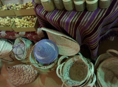 woven mats, preserves and dates