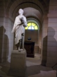 Voltaire's tomb and statue