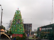 Christmas tree in downtown