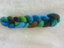 This braid will be combined with some other blues for a sweater quantity